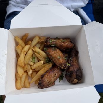 Spice the Americas - Lemon pepper wings kinda tasted smoked but great flavor. - Food Trucks Near Me - Norcross, Georgia Spice the Americas - Lemon pepper wings kinda tasted smoked but great flavor. - Food Trucks Near Me - Norcross, Georgia