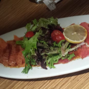 Sushi Kushi San3 - Tuna / salmon carpaccio - Sushi Bars Near Me - Vernon Hills, Illinois Sushi Kushi San3 - Tuna / salmon carpaccio - Sushi Bars Near Me - Vernon Hills, Illinois
