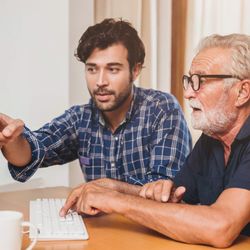 Senior Tech Training - We provide tech support and training to help elderly adults feel more comfortable with phones, computers, tablets, and more.