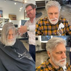 Martin's Gentlemen Salon - Haircut and style transformation