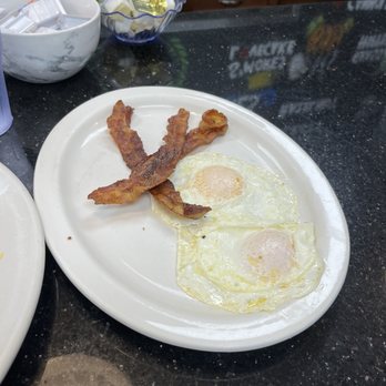 The Original Steve's Diner - 2 eggs over medium and bacon - Diners Near Me - Rochester, New York The Original Steve's Diner - 2 eggs over medium and bacon - Diners Near Me - Rochester, New York