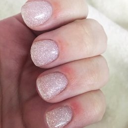 Rough nail technician did this :( My fingers were scabbed after this