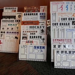 The Muse Custom Framing & Gallery - Creative Cut Photo Mats can be custom cut for  children's names-places-team names- special occasions and events