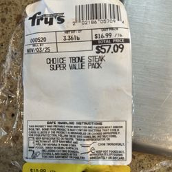 Fry's Food - Meat tag