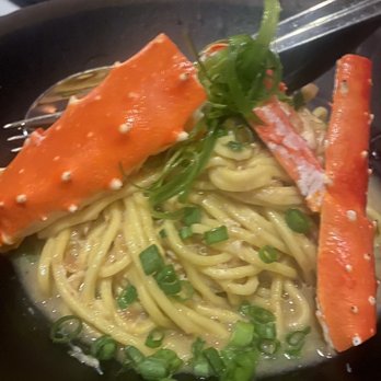 Komodo Miami - Garlic King Crab Lo Mein - Asian Fusion Near Me - Miami, Florida