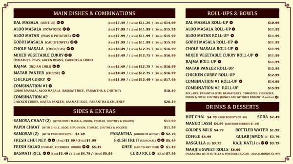 Menu photo 6 Maaji’s Street Kitchen Saint Ann, MO
