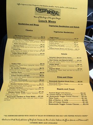 Menu photo 7 Coffee House Too Philadelphia, PA Menu photo 7 Coffee House Too Philadelphia, PA