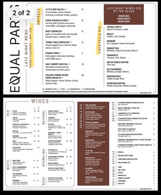 Menu photo 3 Equal Parts San Francisco, CA Menu photo 3 Equal Parts San Francisco, CA