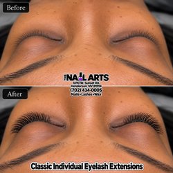 The Nail Arts - Heather did this Fantastic Classic Lash Set! The difference is AMAZING