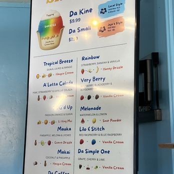JoJo's Shave Ice - Menu - Ice Cream & Frozen Yogurt Near Me - Waimea, Hawaii JoJo's Shave Ice - Menu - Ice Cream & Frozen Yogurt Near Me - Waimea, Hawaii