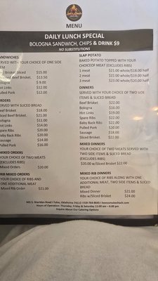 Menu photo 1 Leon's Smoke Shack BBQ Tulsa, OK