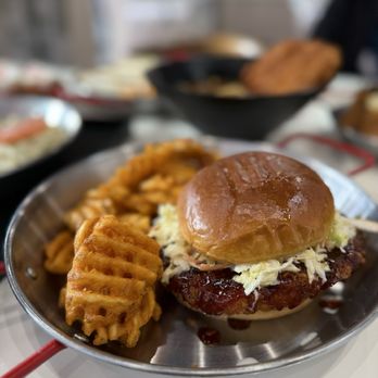 Katsu Bar - Nashville Hot Chicken w/ Waffle Fries - Japanese Curry Near Me - Irvine, California