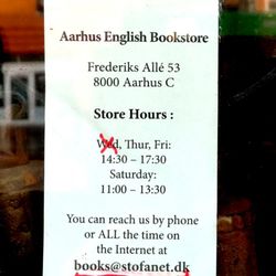 Aarhus English Bookstore