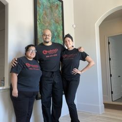 Broderick's Therapeutic World - Meet part of the gang!! Over 34 years of combined massage experience in this one picture!! #newlocation