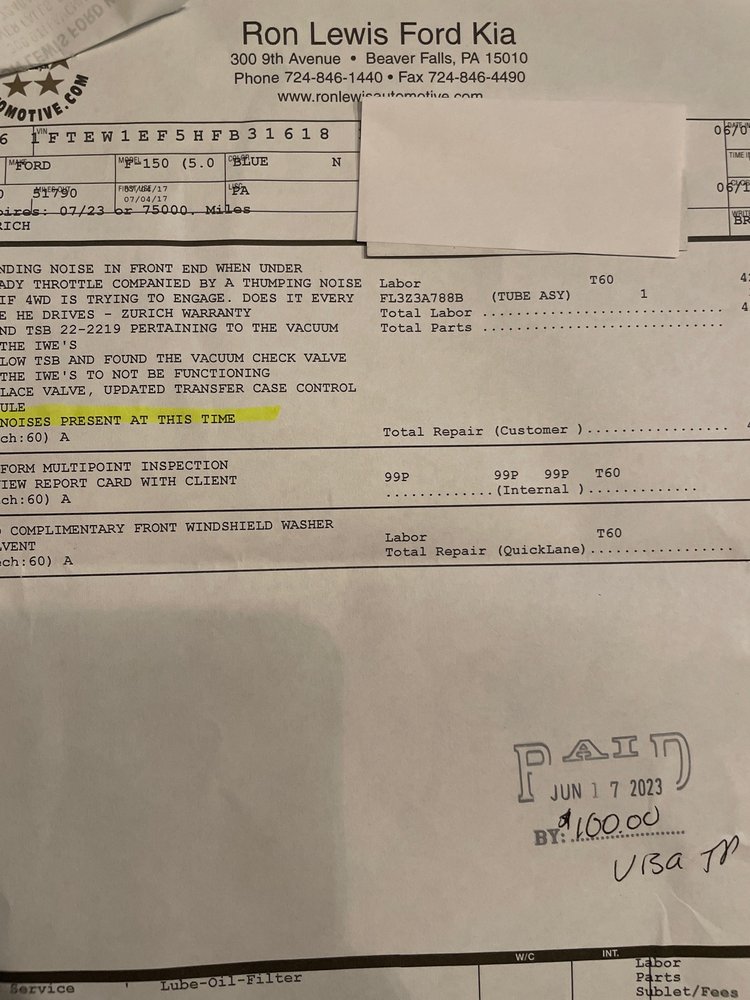 RON LEWIS FORD Updated September 2024 201 7th Ave, Beaver Falls