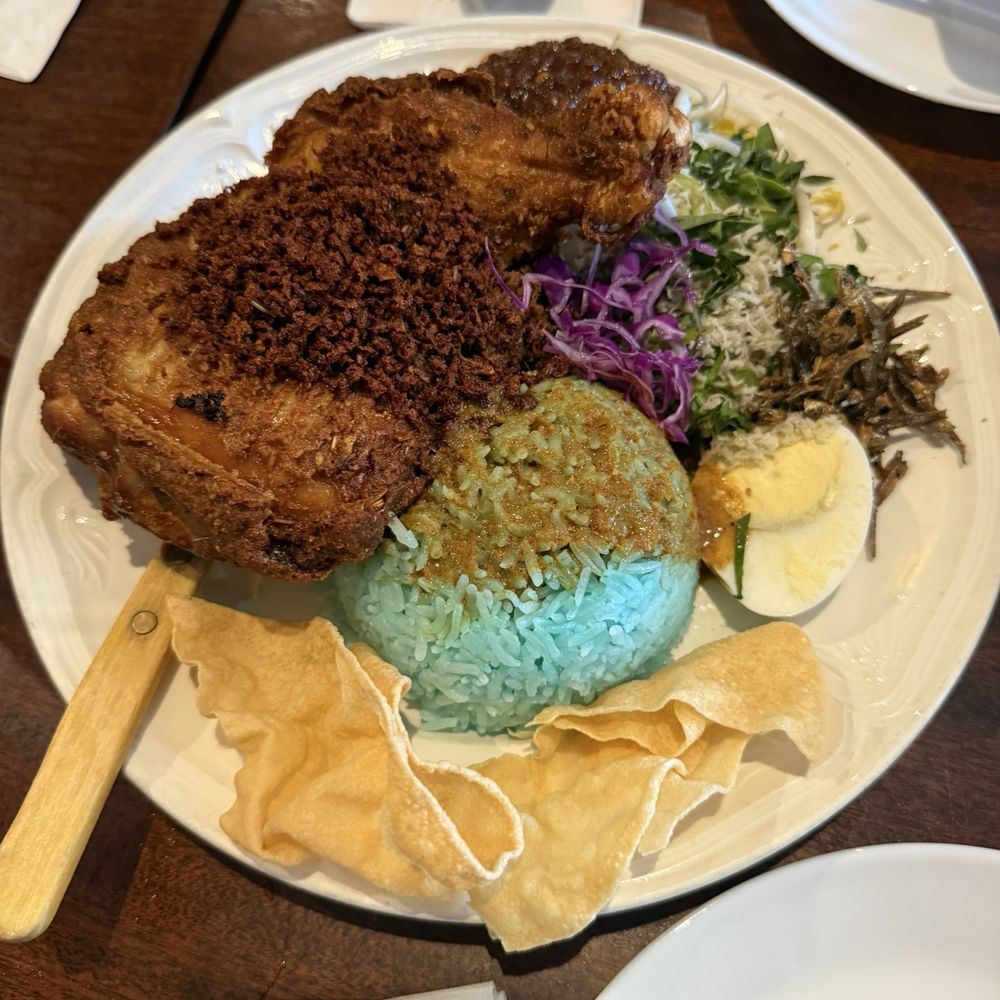 Rasa - Nasi lemak with fried chicken - Malaysian Near Me - New York, New York