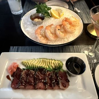 The Jupiter Grill - Ahi Seared Sesame Tuna  Shrimp Cocktail - Seafood Near Me - Jupiter, Florida