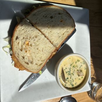 Matt’s in the Market - Cornmeal catfish sandwich & chowder - New American Near Me - Seattle, Washington Matt’s in the Market - Cornmeal catfish sandwich & chowder - New American Near Me - Seattle, Washington