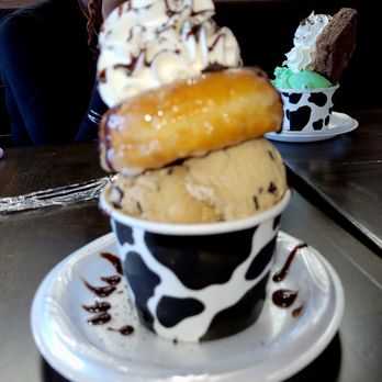 The Yard Milkshake Bar - Mint green monster (back) - Desserts Near Me - The Colony, Texas The Yard Milkshake Bar - Mint green monster (back) - Desserts Near Me - The Colony, Texas