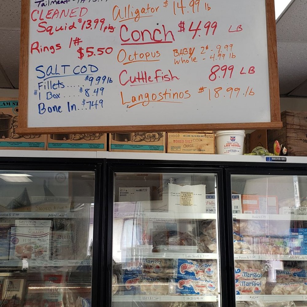 Klein Seafood - a menu for the deli - Seafood Markets Near Me - Akron, Ohio