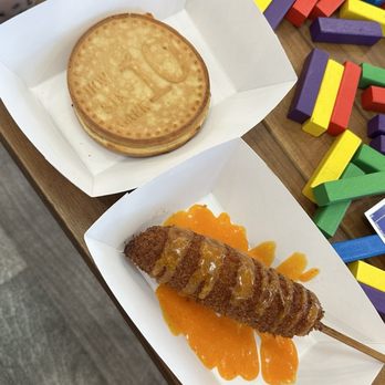 Eightfold Tea Shoppe - Corn dog Coin cake - Bubble Tea Near Me - Hawaiian Gardens, California Eightfold Tea Shoppe - Corn dog Coin cake - Bubble Tea Near Me - Hawaiian Gardens, California