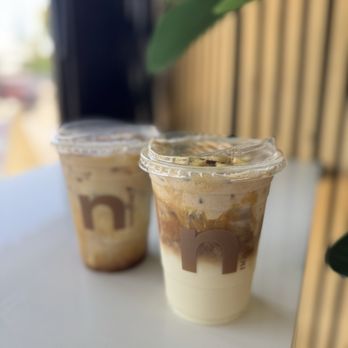 Nour Bar - Banana Cream Latte and Brown Sugar Shaken Espresso - Juice Bars & Smoothies Near Me - Bakersfield, California
