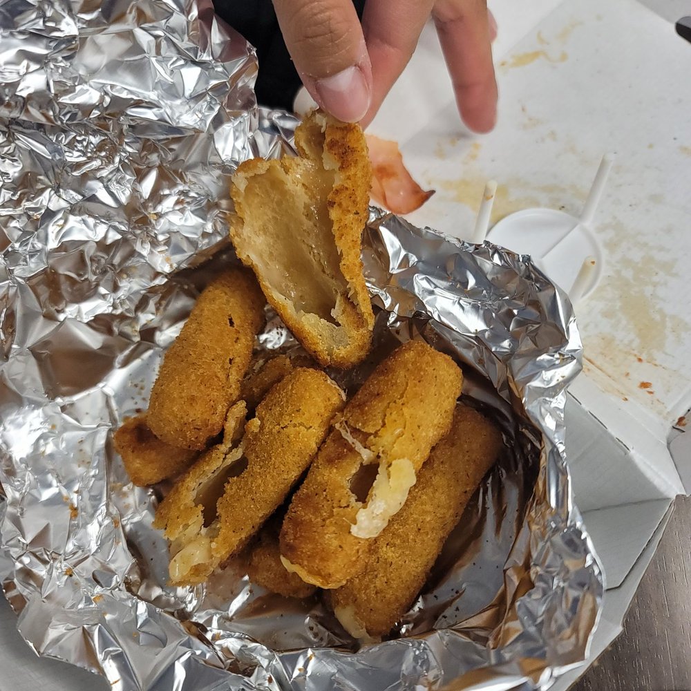 Mountain Mike's Pizza - Hallow mozzarella sticks. - Pizza Near Me - Fresno, California Mountain Mike's Pizza - Hallow mozzarella sticks. - Pizza Near Me - Fresno, California