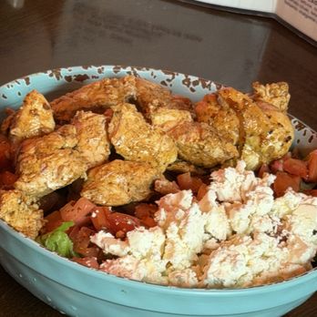 Rozana Mediterranean Grill - Greek Salad with Chicken Cubes - Mediterranean Near Me - Hatboro, Pennsylvania