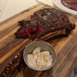Tomahawk Steak with Parmesan crust & Truffle Butter Tomahawk Steak with Parmesan crust & Truffle Butter