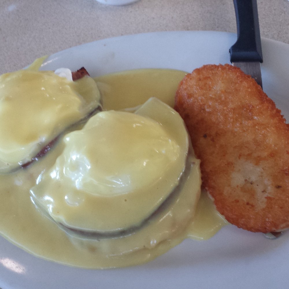 Kam Bowl - Eggs Benedict ($10.95) not bad - Diners Near Me - Honolulu, Hawaii Kam Bowl - Eggs Benedict ($10.95) not bad - Diners Near Me - Honolulu, Hawaii
