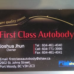 First Class Auto Body Ltd