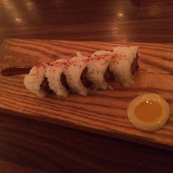 Uchi Dallas - Ham and eggs roll - so good! - Japanese Near Me - Dallas, Texas Uchi Dallas - Ham and eggs roll - so good! - Japanese Near Me - Dallas, Texas
