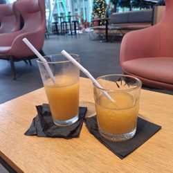 Conservatory - Peach bourbon slushy