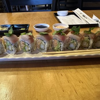 Sushi Nomi - Hamachi Heaven Roll - Sushi Bars Near Me - Fort Worth, Texas Sushi Nomi - Hamachi Heaven Roll - Sushi Bars Near Me - Fort Worth, Texas