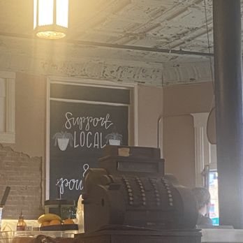 The Spot Coffee Shop - Antique cash register, tin ceiling and beautiful woodwork - Coffee & Tea Near Me - Fort Payne, Alabama The Spot Coffee Shop - Antique cash register, tin ceiling and beautiful woodwork - Coffee & Tea Near Me - Fort Payne, Alabama