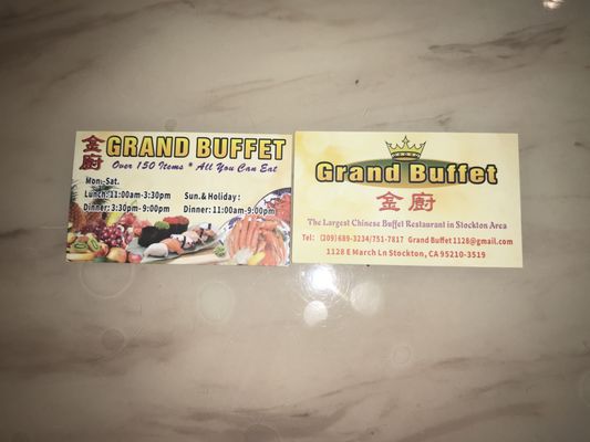 Menu photo 8 Grand Buffet Stockton, CA Menu photo 8 Grand Buffet Stockton, CA