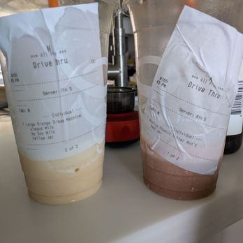 Jamba - Ordered 1 large and 1 medium jumba juice yet we received a medium cups for both but still got charged for the large one. - Juice Bars & Smoothies Near Me - Kapolei, Hawaii