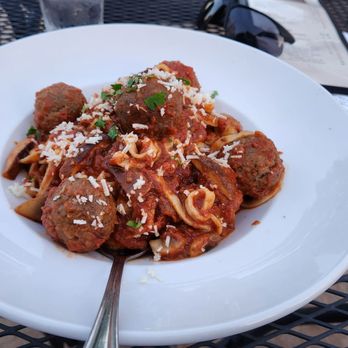 Collina - Vegan meatball pasta with cashew mozzarella - New American Near Me - St. Louis, Missouri Collina - Vegan meatball pasta with cashew mozzarella - New American Near Me - St. Louis, Missouri
