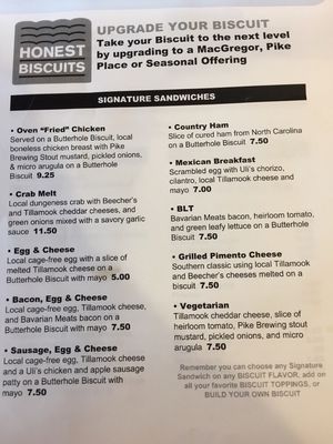 Menu photo 6 Honest Biscuits Seattle, WA Menu photo 6 Honest Biscuits Seattle, WA