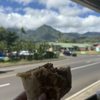 Wake Up Delicious - Kalula burrito and a fabulous view - Hawaiian Near Me - Hanalei, Hawaii