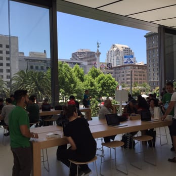Apple Union Square - View of Union Square - Computers Near Me - San Francisco, California