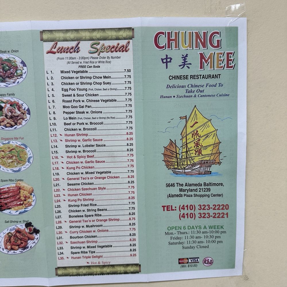 Chung Mee Restaurant - Chinese Near Me - Baltimore, Maryland Chung Mee Restaurant - Chinese Near Me - Baltimore, Maryland