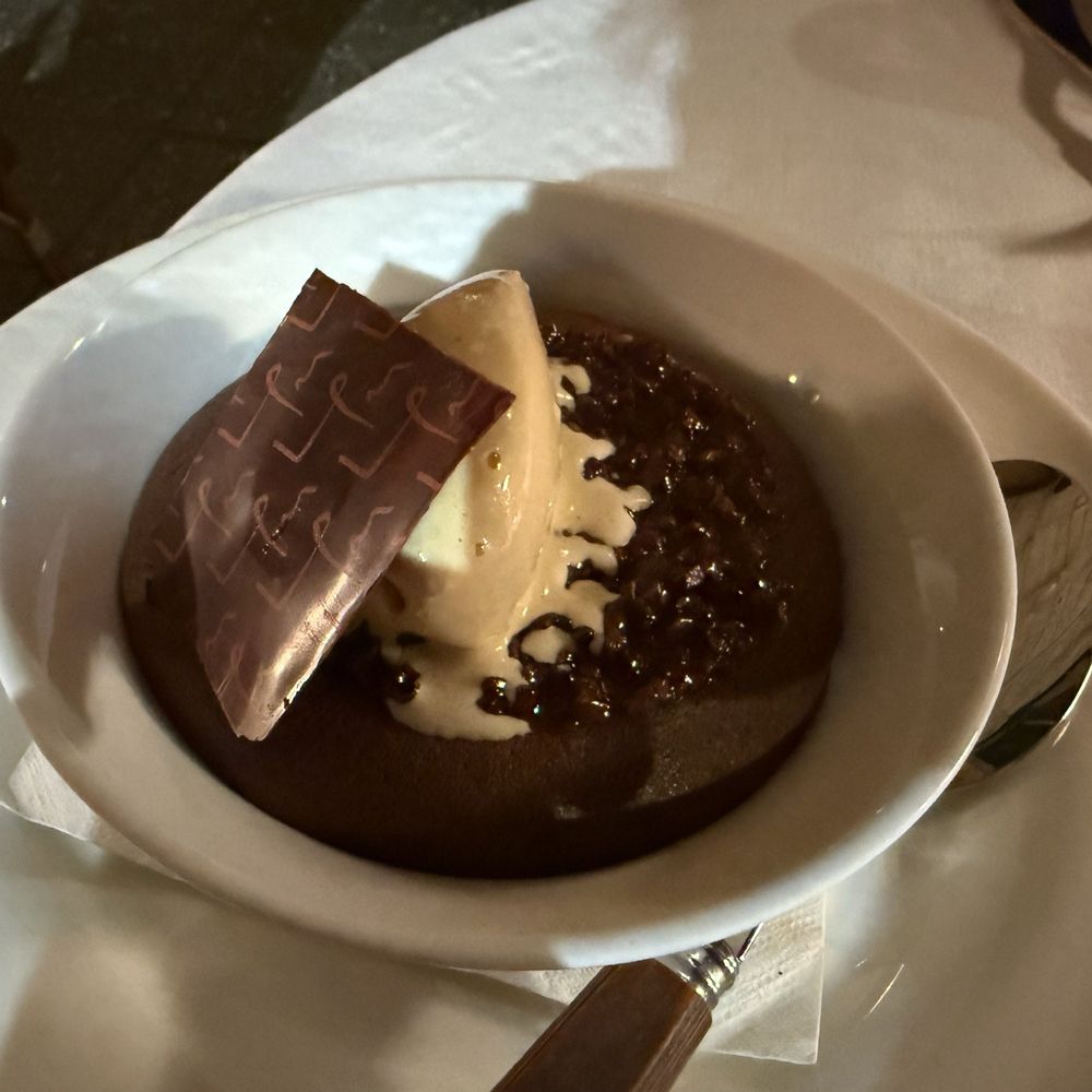 LPM Restaurant & Bar - Chocolate mousse cake - wouldn't order again - French Near Me - Miami, Florida
