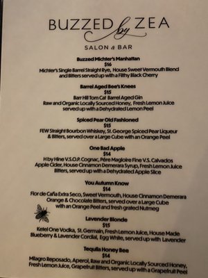 Menu photo 2 Buzzed by Zea Chicago, IL