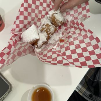 Brooklyn Cafe - Beignets with caramel - Desserts Near Me - Wilmington, North Carolina Brooklyn Cafe - Beignets with caramel - Desserts Near Me - Wilmington, North Carolina