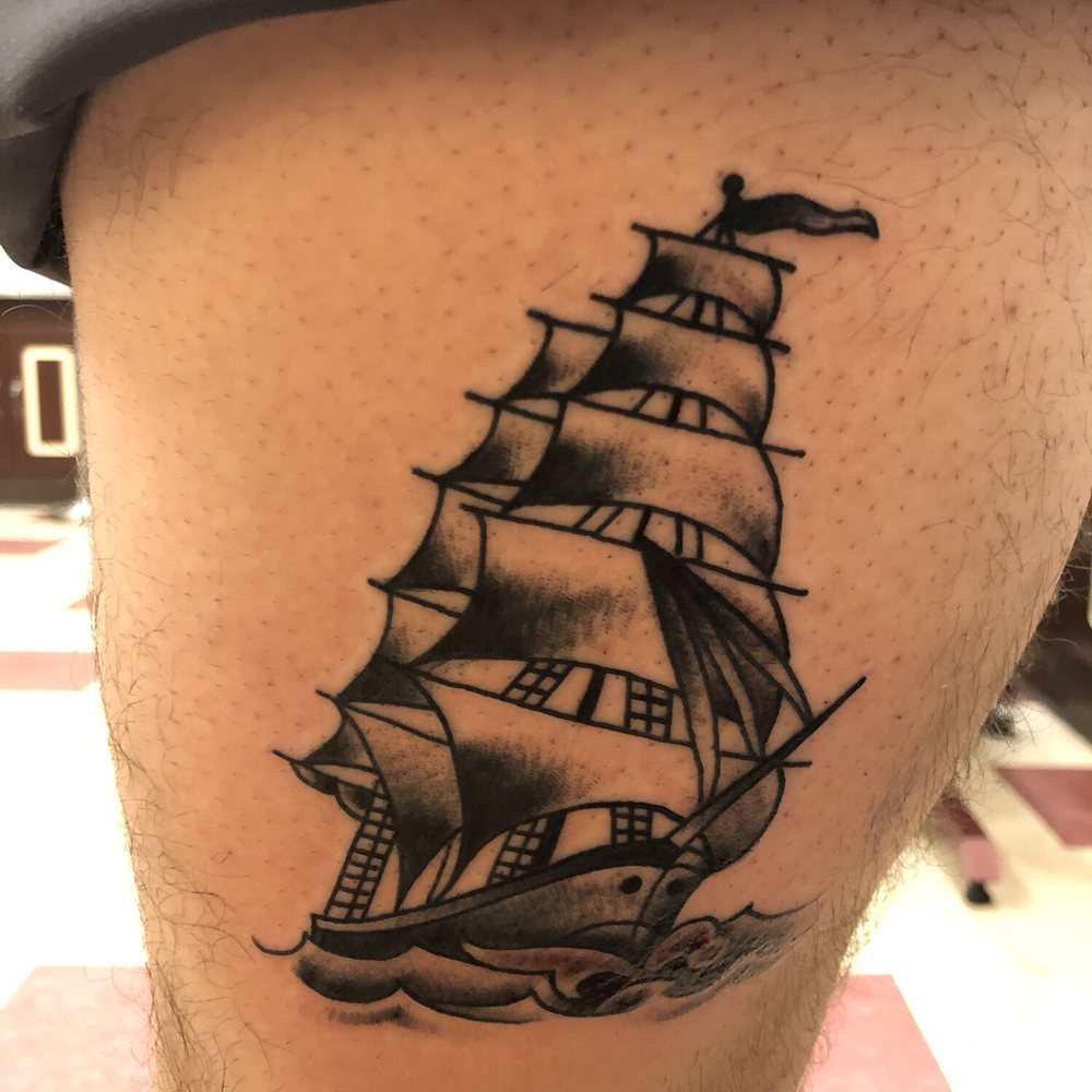 Classic Tattoo - Traditional clipper - Tattoo Near Me - Fullerton, California