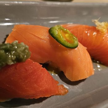 Bamboo Sushi - Salmon flight ;) - Sushi Bars Near Me - Portland, Oregon Bamboo Sushi - Salmon flight ;) - Sushi Bars Near Me - Portland, Oregon