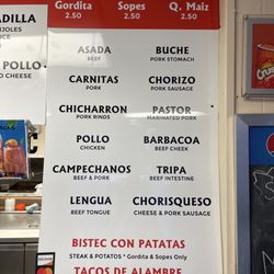 Taqueria El Macho - A la carte