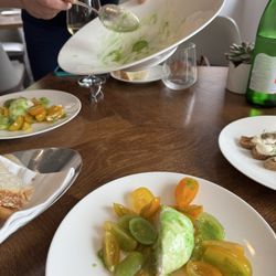 Casabella - Fresh Mozzarella cheese and heirloom tomato salad