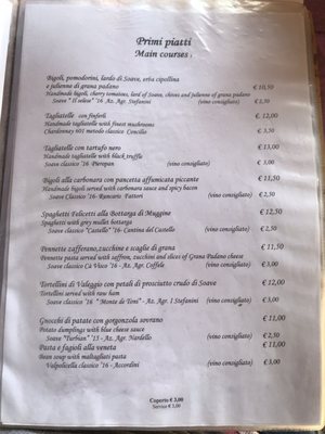 Menu photo 2 Il Drago Soave, VR
